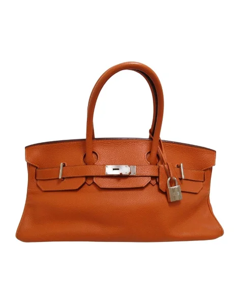 Orange Leather Hermès Birkin