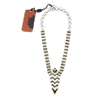 Silver Plastic Missoni Necklace