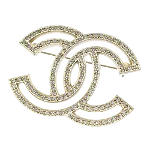 Gold Metal Chanel Brooch