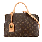 Brown Canvas Louis Vuitton Petit Palais