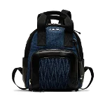 Blue Leather Miu Miu Backpack