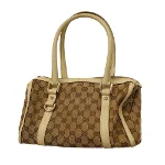 Brown Canvas Gucci Abbey