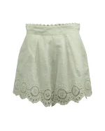 White Fabric Zimmerman Skirt