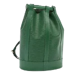 Green Leather Louis Vuitton Randonnee