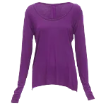 Purple Fabric The Row Top