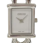 White Stainless Steel Gucci Watch