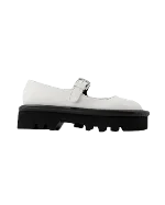 White Leather JW Anderson Flats