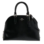 Black Fabric Coach Handbag