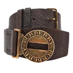 Brown Leather Burberry Belt