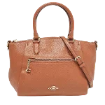 Brown Leather Coach Handbag