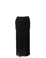 Black Acetate Vera Wang Skirt