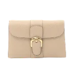 Beige Leather Delvaux Wallet