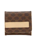 Brown Canvas Celine Wallet