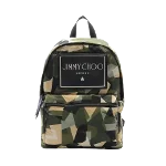 Green Leather Jimmy Choo Backpack