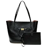 Black Leather Salvatore Ferragamo Tote