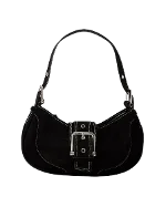 Black Leather Osoi Shoulder Bag