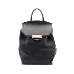 Black Leather Alexander Wang Backpack