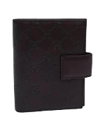 Brown Canvas Gucci Agenda