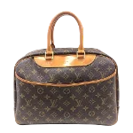 Brown Leather Louis Vuitton Deauville 