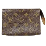 Brown Canvas Louis Vuitton Taiga Toiletry Pouch