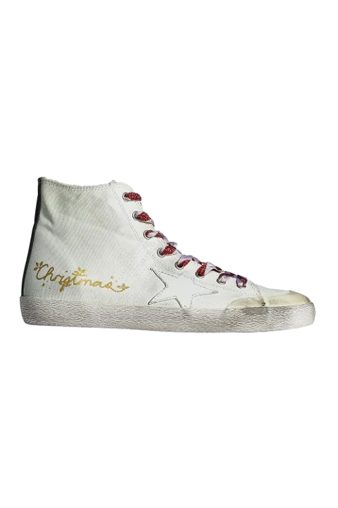 White Canvas Golden Goose Sneakers