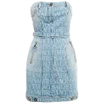 Blue Denim Versace Dress