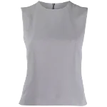 Grey Polyester Armani Top