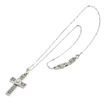 Silver White Gold Versace Necklace