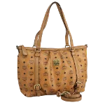 Brown Leather MCM Tote