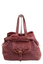 Red Leather Jérôme Dreyfuss Handbag