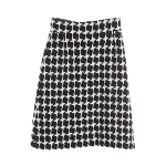 Black Canvas Chanel Skirt