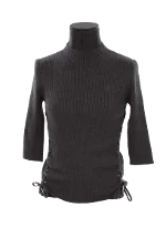 Black Wool Maje Sweater