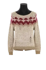 Beige Wool Pinko Sweater