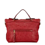 Red Leather Louis Vuitton Bastille