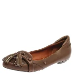 Brown Leather Givenchy Flats