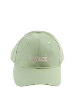 Green Cotton Closed Hat