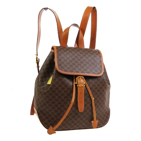 Brown Leather Celine Backpack