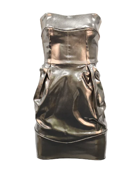 Metallic Leather Dolce & Gabbana Dress
