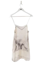 White Viscose Heimstone Dress