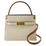 White Leather Tory Burch Handbag