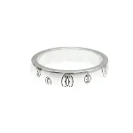 Silver White Gold Cartier Ring