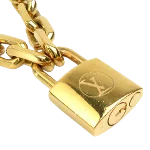 Gold Fabric Louis Vuitton Charm