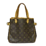 Brown Canvas Louis Vuitton Batignolles