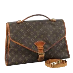 Brown Canvas Louis Vuitton Beverly