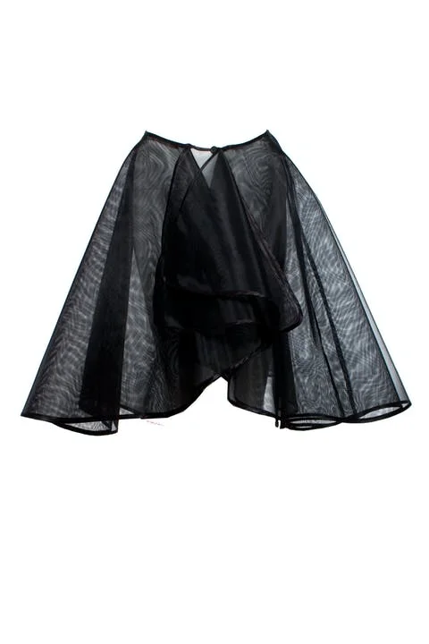 Black Fabric Alexander McQueen Skirt