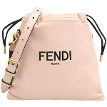 Pink Leather Fendi Shoulder Bag