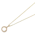 Gold Rose Gold Bvlgari Necklace