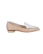 Nude Leather Nicholas Kirkwood Flats