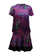 Purple Silk Proenza Schouler Dress