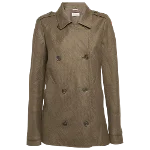 Green Fabric Max Mara Coat